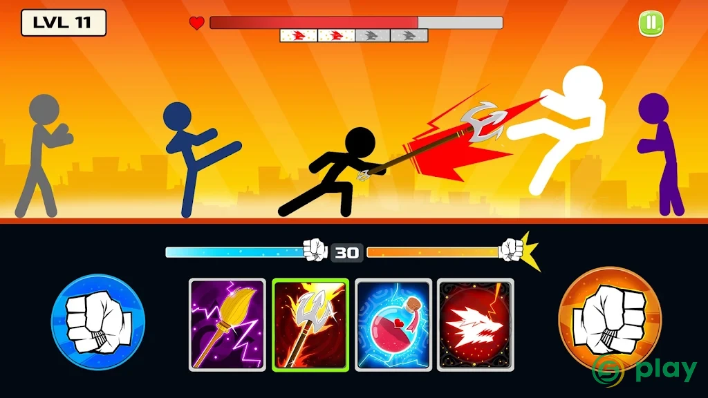 Stickman Fighter: Mega Brawl — скриншот 2