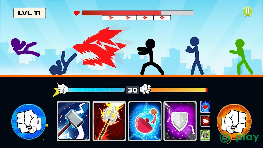 Stickman Fighter: Mega Brawl — скриншот 4
