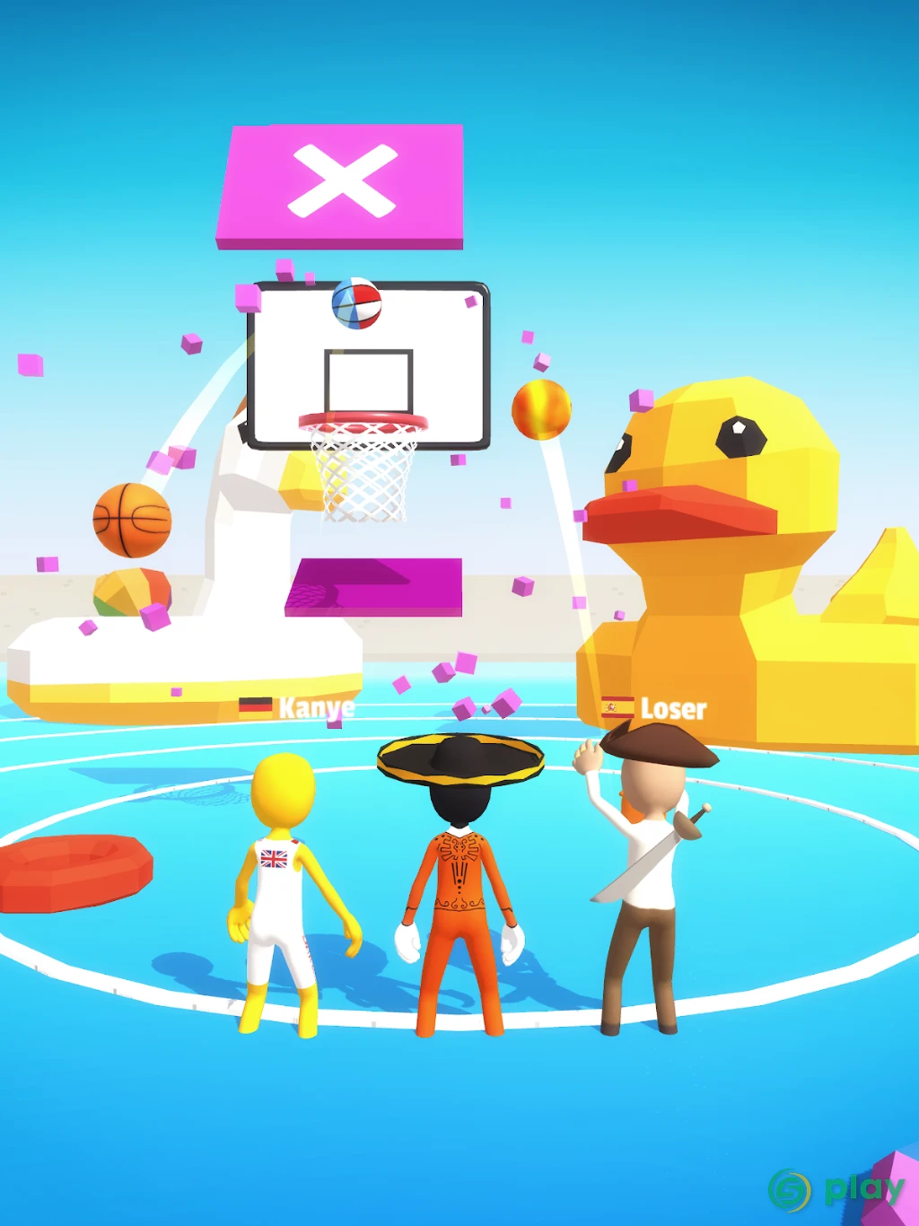 Five Hoops - Basketball Game — скриншот 9