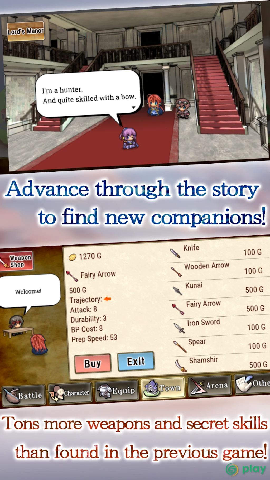 Weapon Throwing RPG 2 — скриншот 3