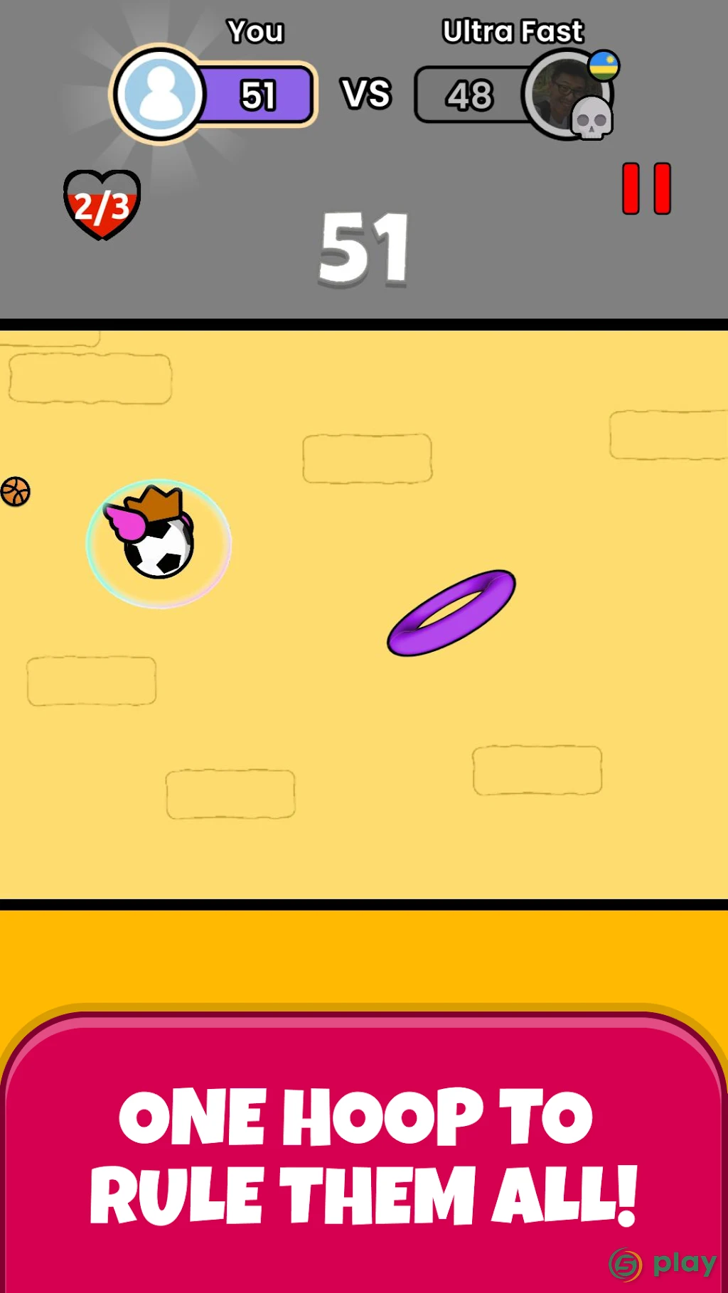 Flappy Dunk — скриншот 1