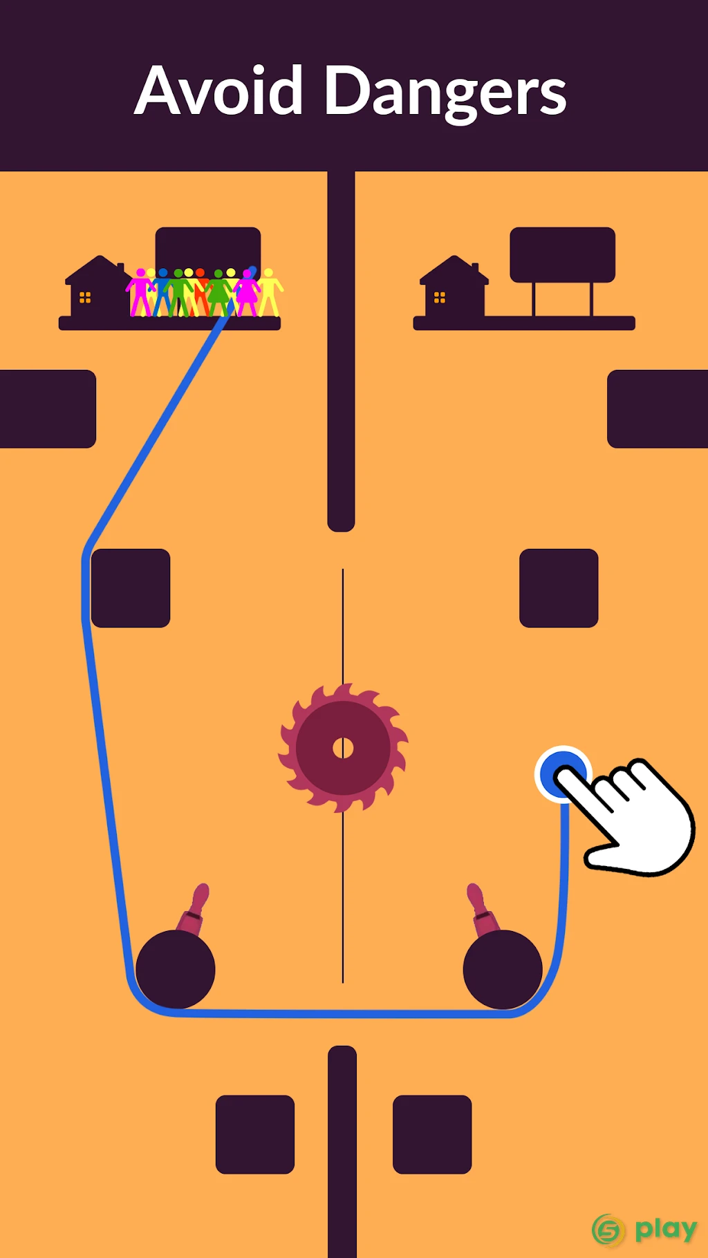 Zipline Valley — игра-головоломка с физикой — скриншот 5