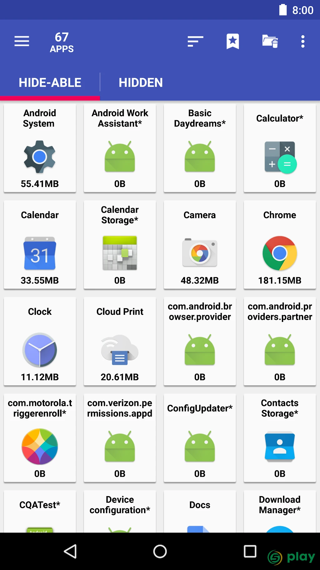 AppMgr Pro III (App 2 SD) — скриншот 2