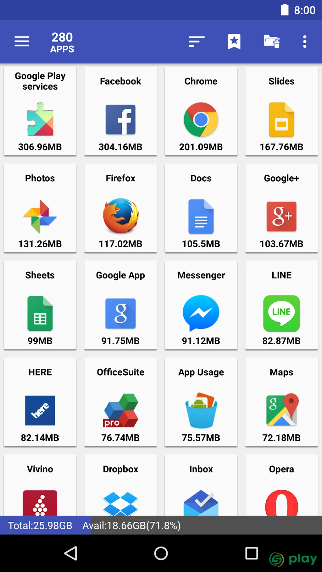 AppMgr Pro III (App 2 SD) — скриншот 4