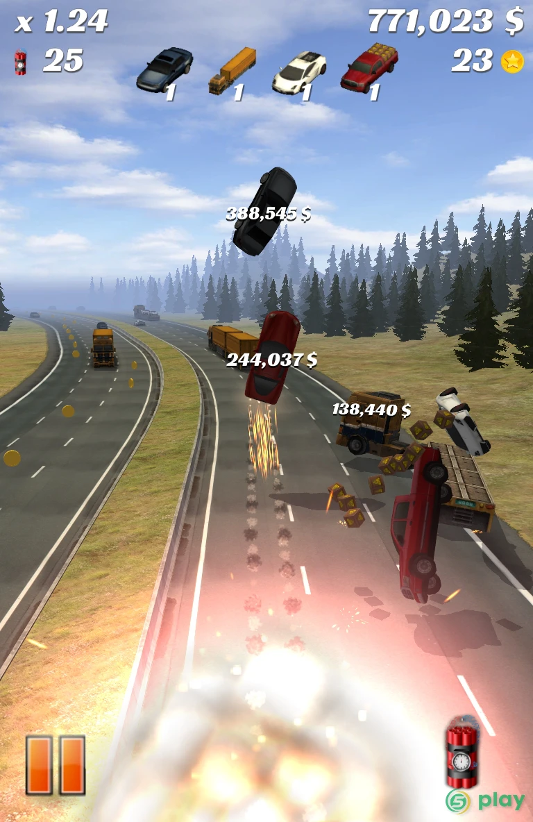 Highway Crash Derby — скриншот 2
