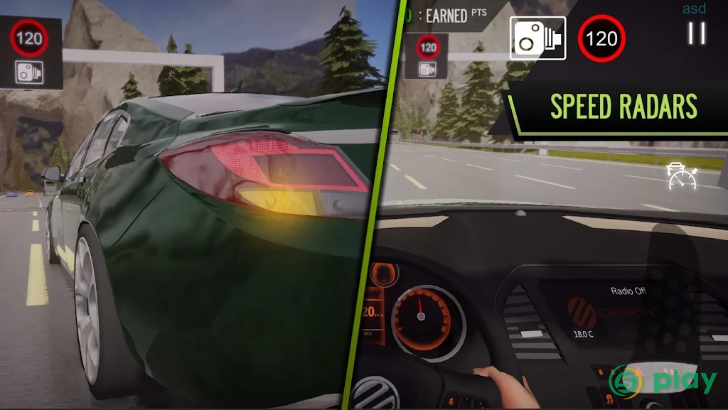 POV Car Driving — скриншот 5