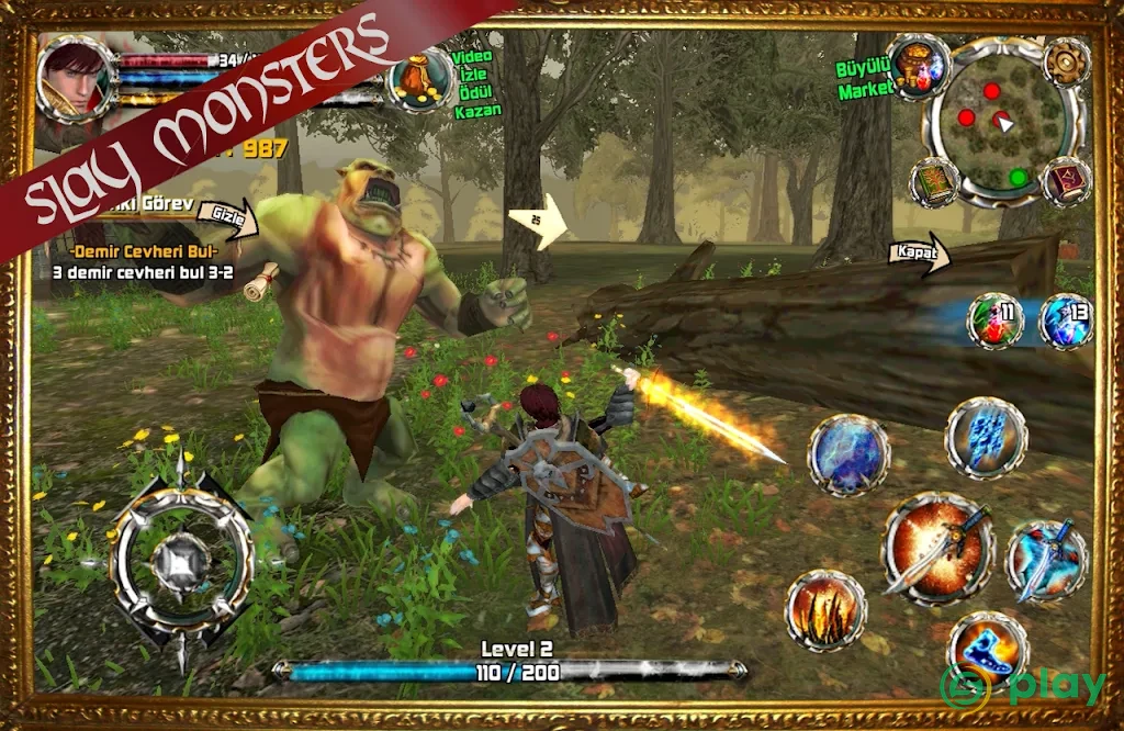 Kingdom Quest Crimson Warden 3D RPG — скриншот 2
