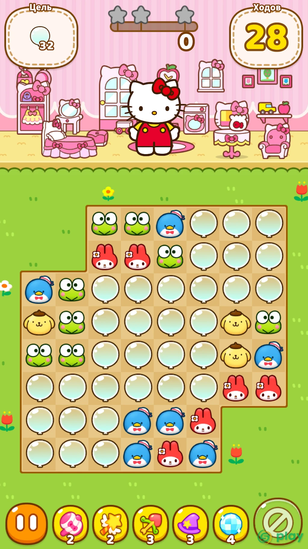 Hello Kitty Friends - Tap & Pop, Adorable Puzzles — скриншот 4
