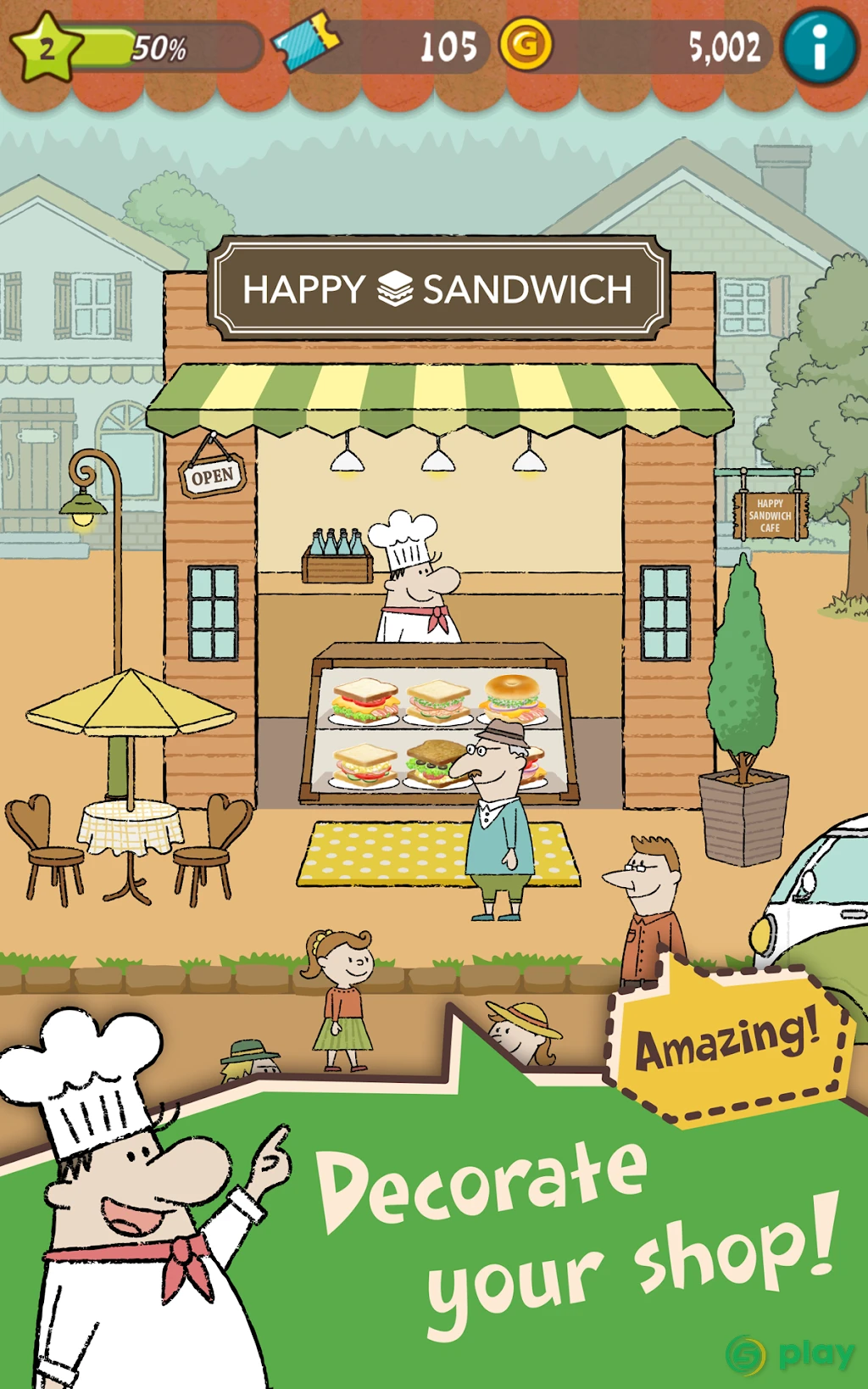 Happy Sandwich Cafe — скриншот 10
