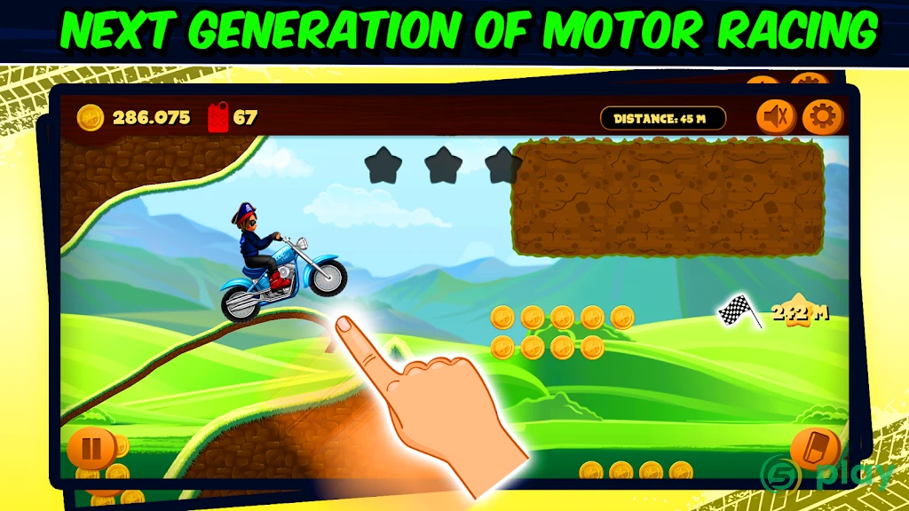 Road Draw 2: Moto Race — скриншот 1