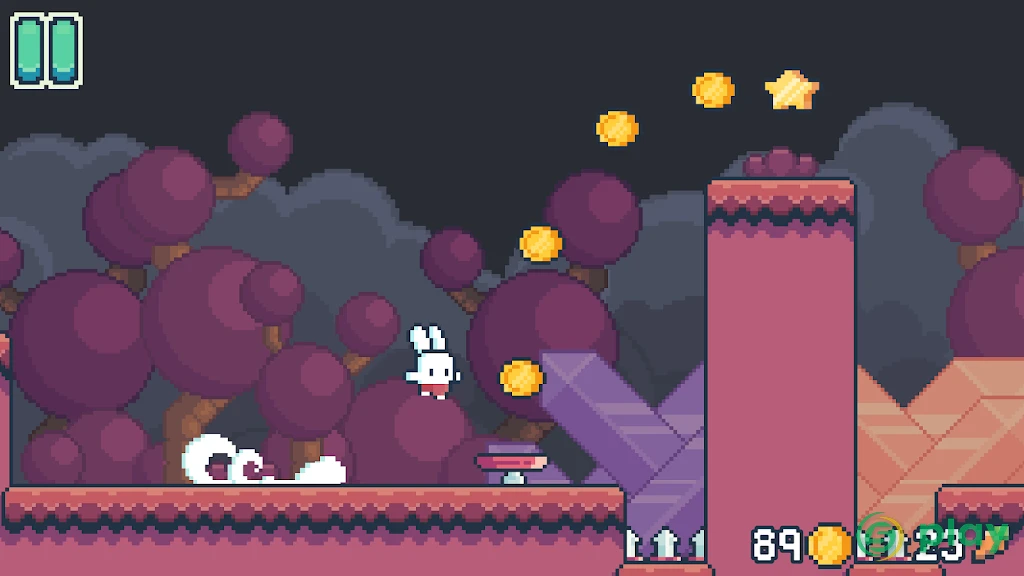 Yeah Bunny 2 - pixel retro arcade platformer — скриншот 5