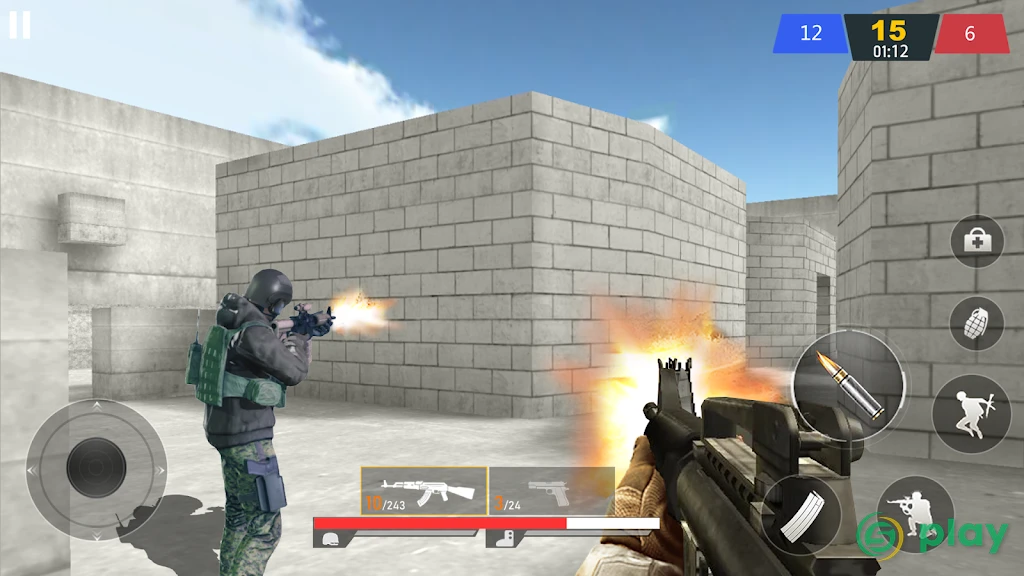 Борьба терроризма стрельба FPS — скриншот 1