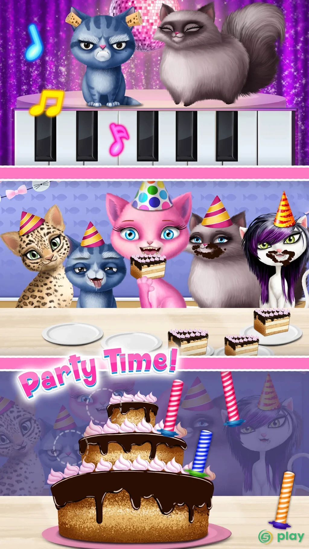 Cat Hair Salon Birthday Party - Virtual Kitty Care — скриншот 7