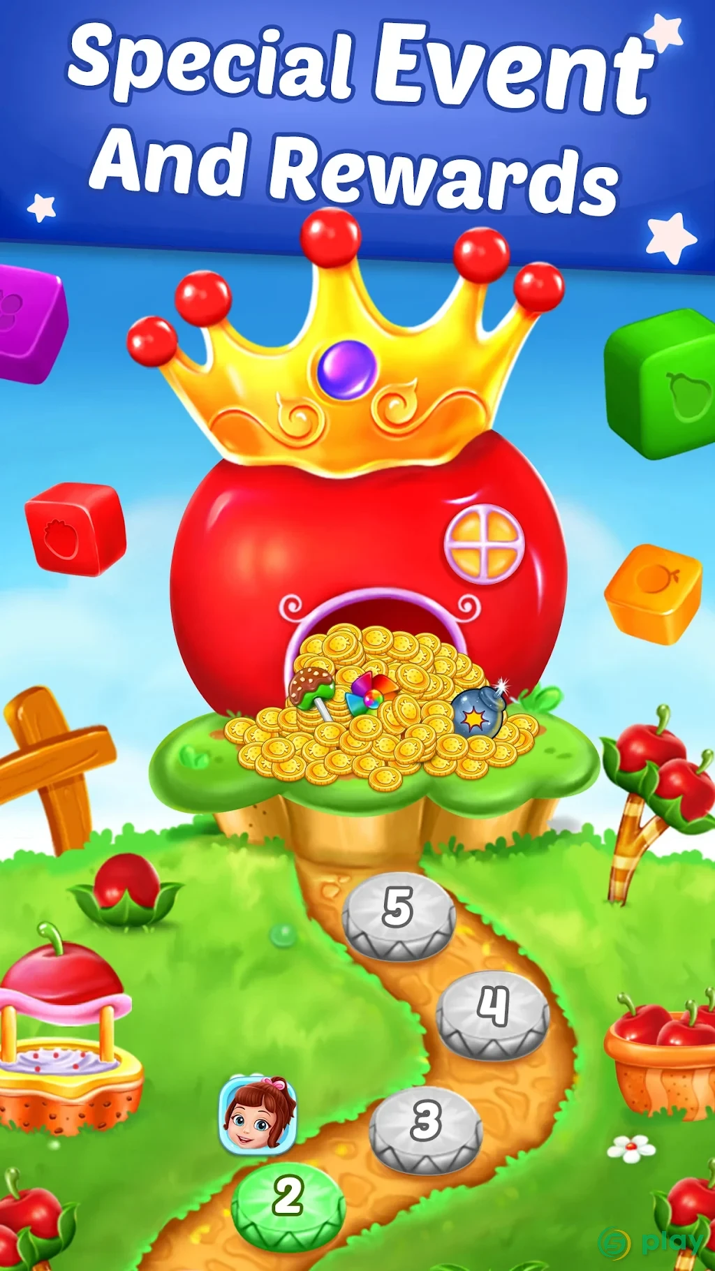 Fruit Cube Blast — скриншот 12