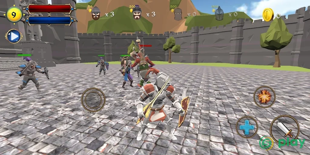 Castle Defense Knight Fight — скриншот 8