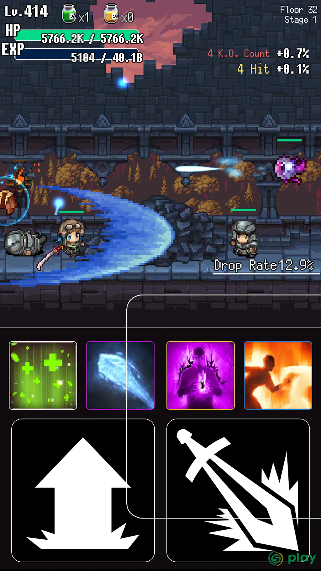 Hack & Slash Hero - Pixel Action RPG — скриншот 3