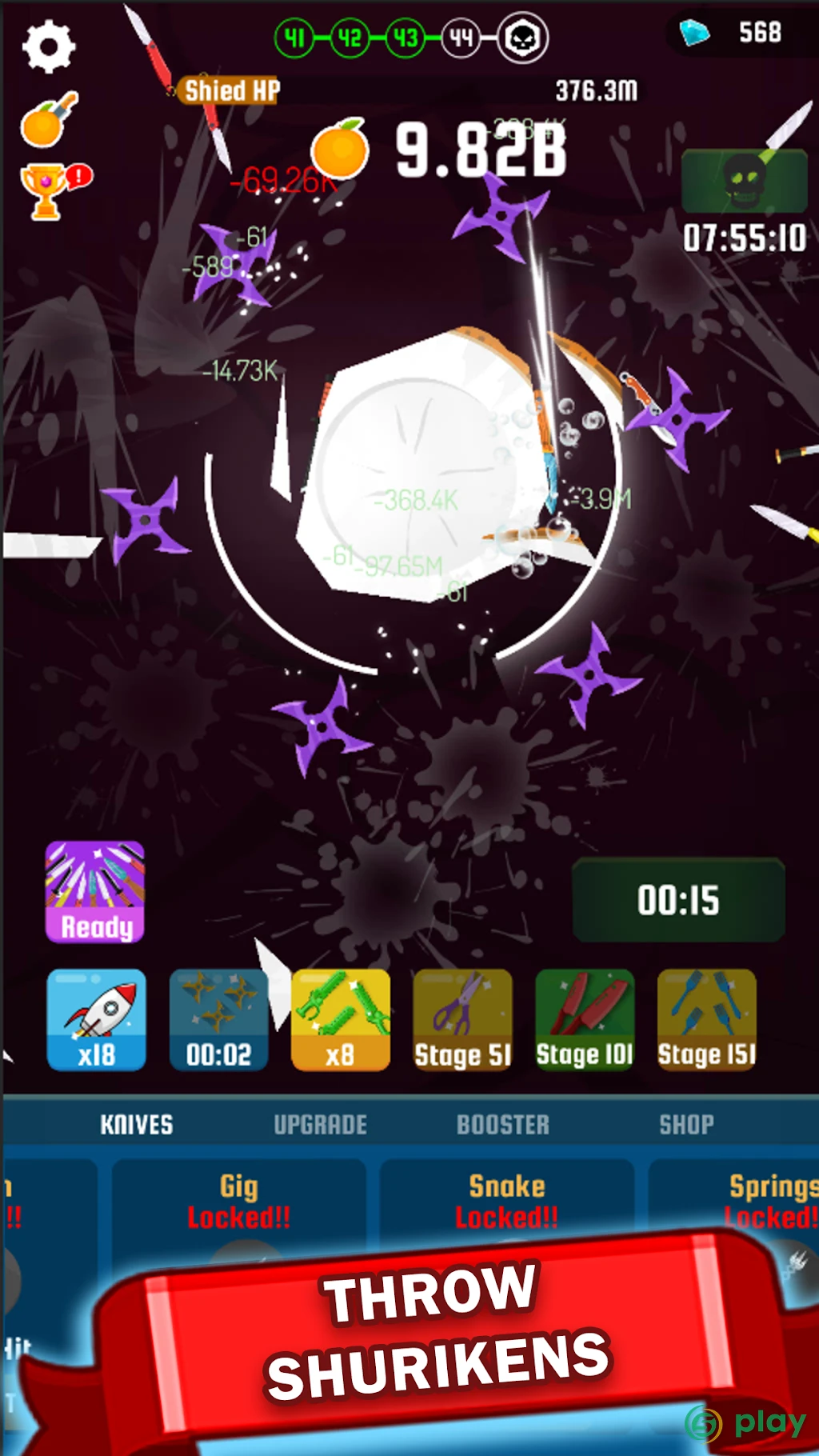 Idle Knife: Slash The Fruits — скриншот 4