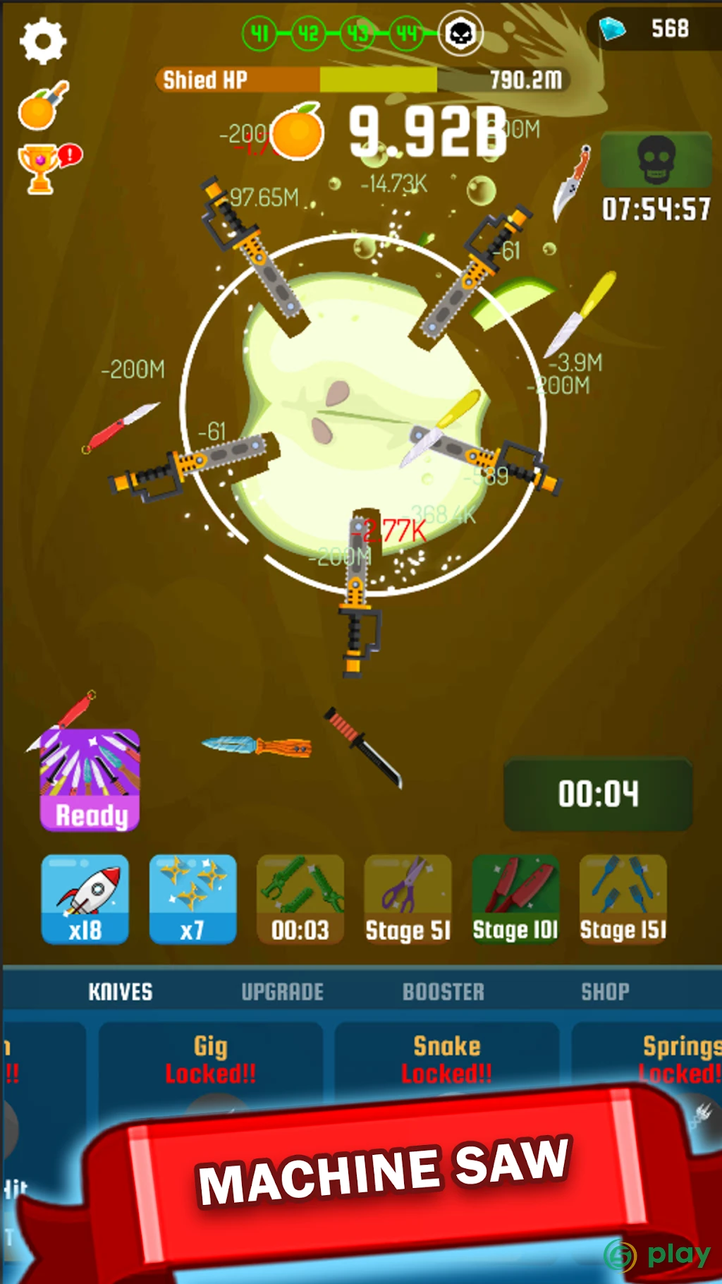Idle Knife: Slash The Fruits — скриншот 5