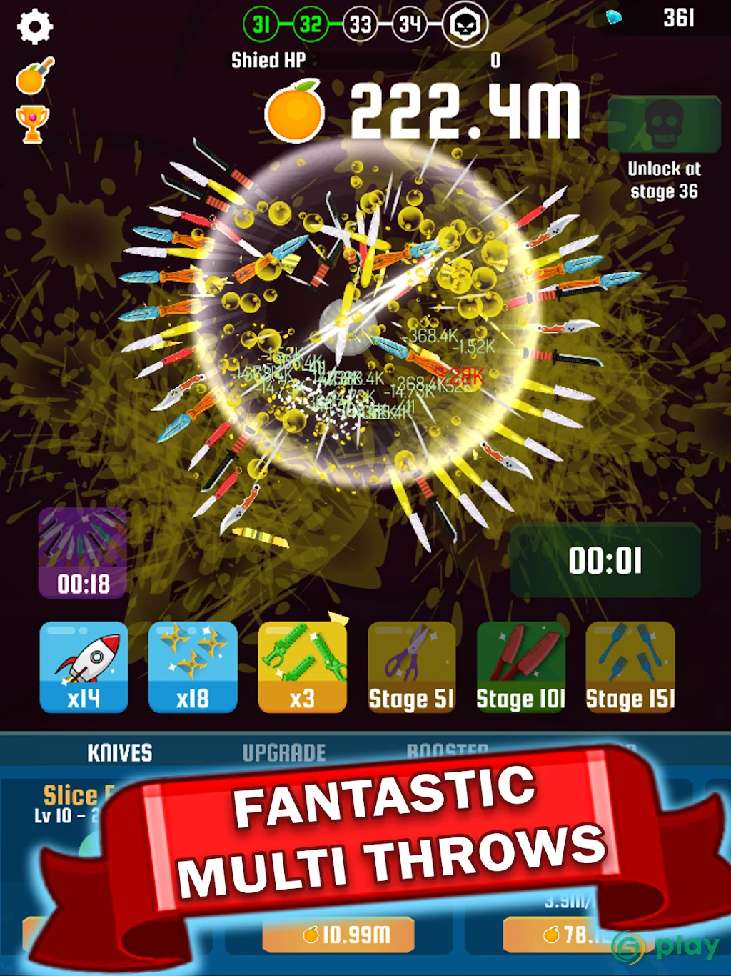 Idle Knife: Slash The Fruits — скриншот 8