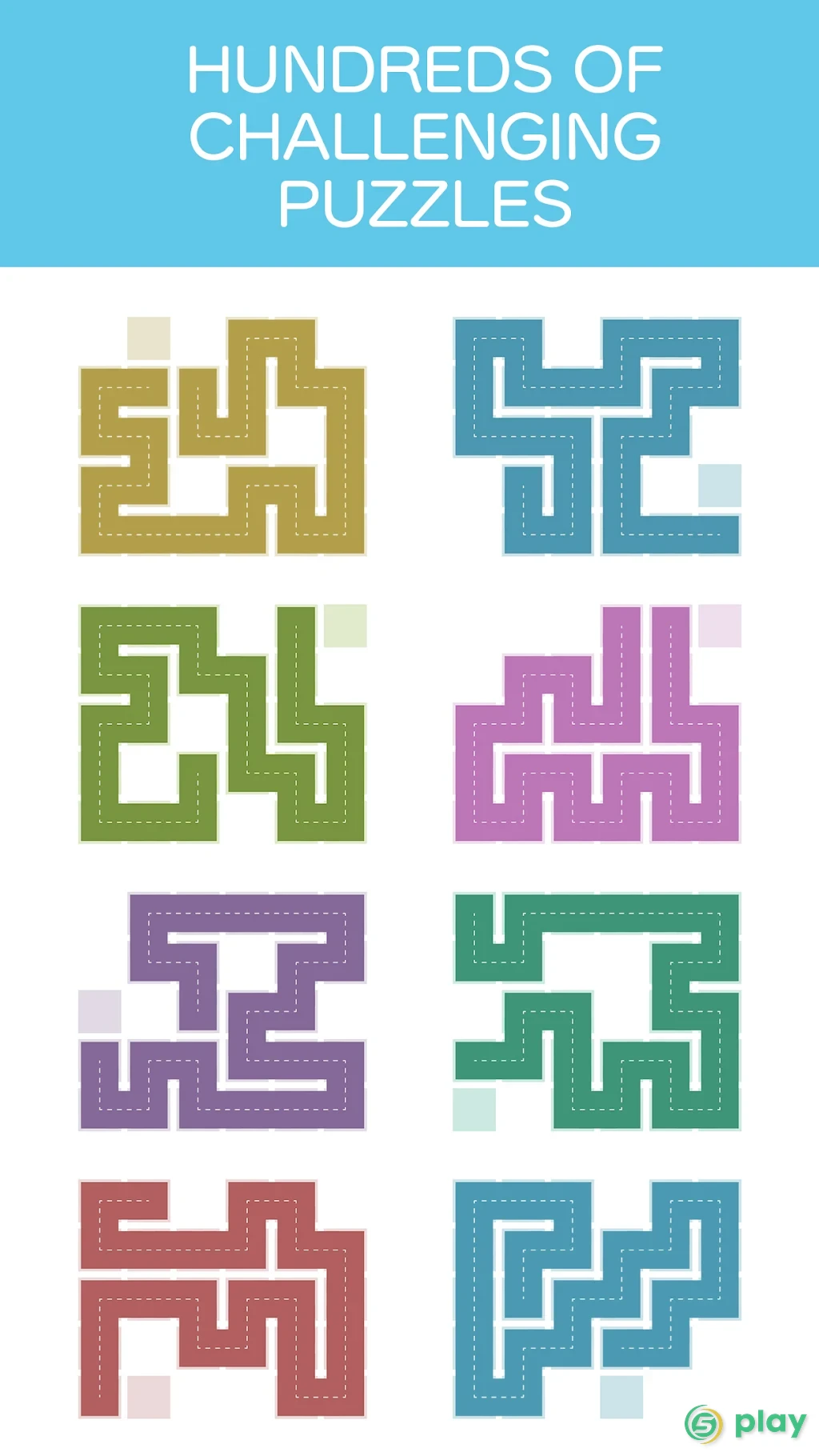 Fill - one-line puzzle game — скриншот 1