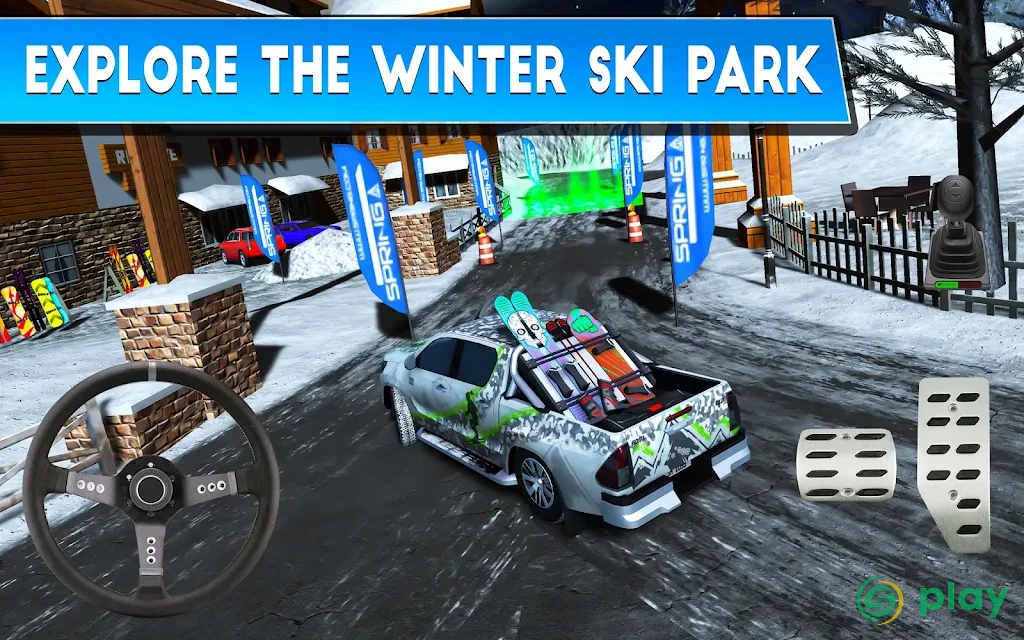 Winter Ski Park: Snow Driver — скриншот 8