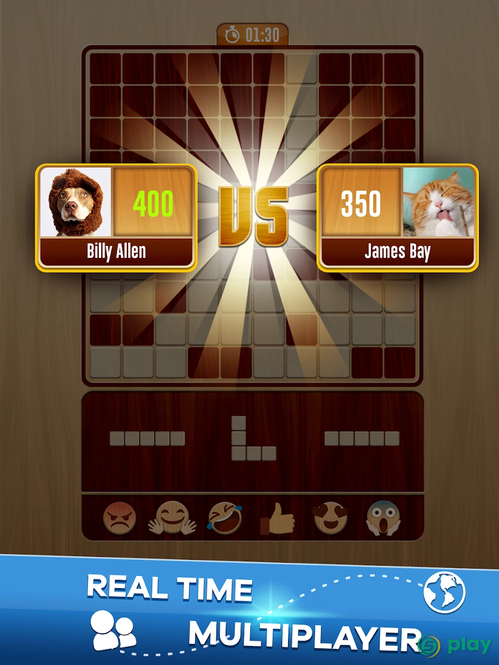 Woody Battle: Online Multiplayer Block Puzzle — скриншот 8