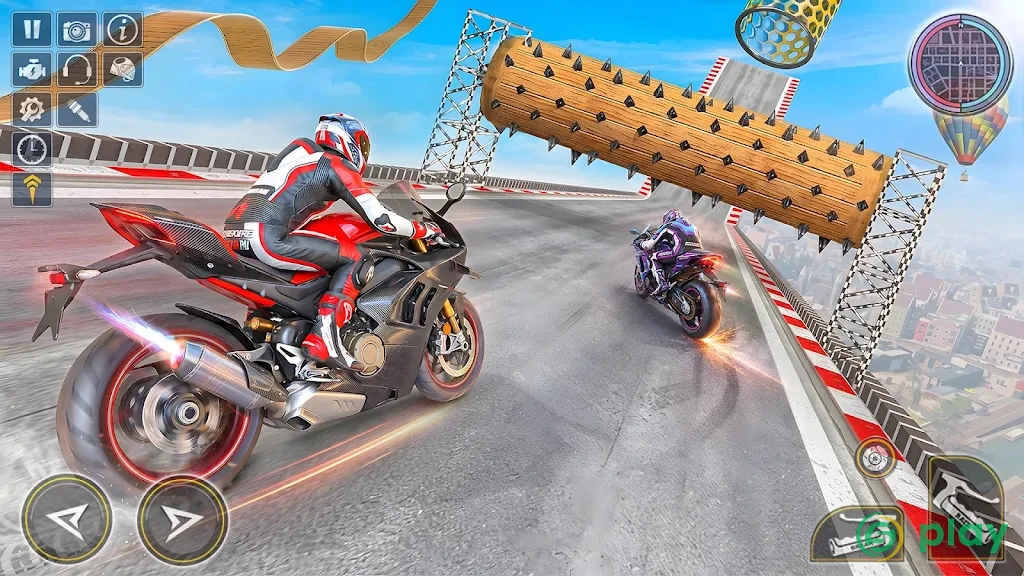 Bike Impossible Tracks Race: 3D Motorcycle Stunts — скриншот 2