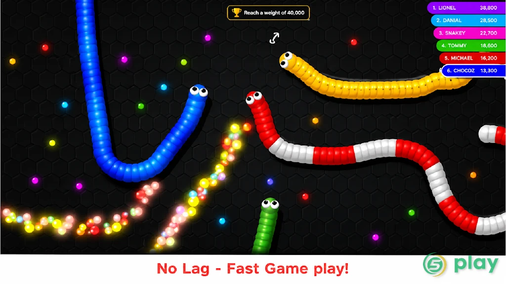Slithering Snake.io — скриншот 1
