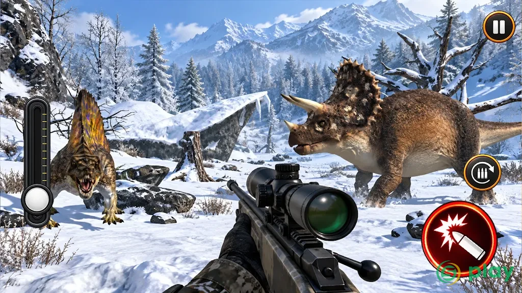 Dinosaur Battle Simulator — скриншот 1