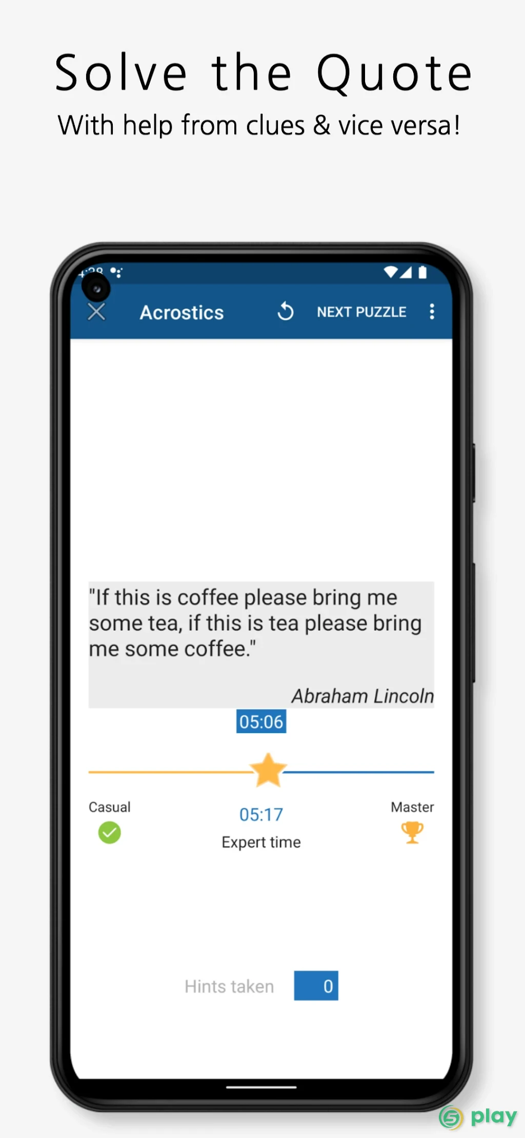Acrostics Crossword Puzzles — скриншот 2