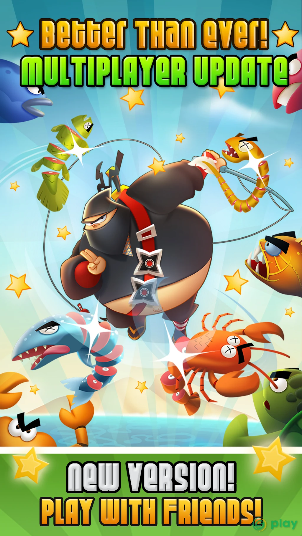 Ninja Fishing — скриншот 1