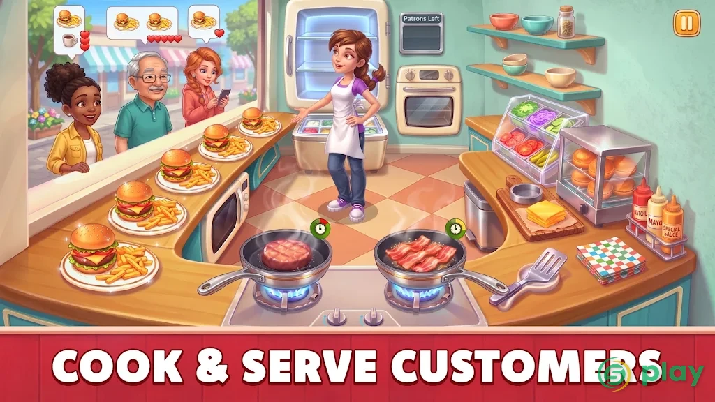 Kitchen Scramble: Cooking Game — скриншот 1
