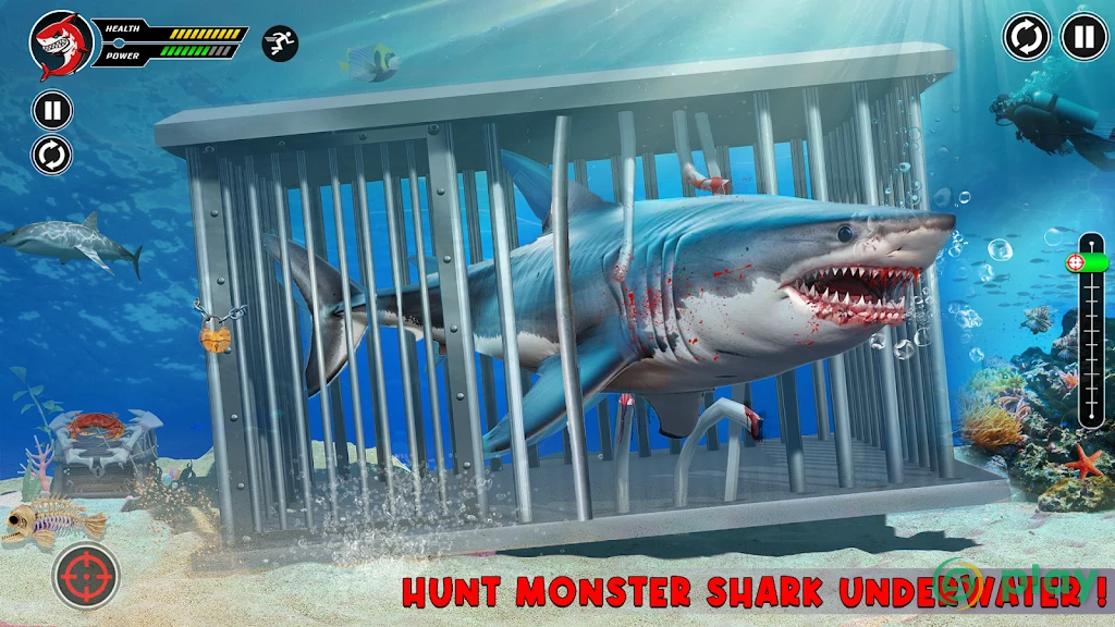 Whale Shark Attack FPS Sniper Shooter — скриншот 3