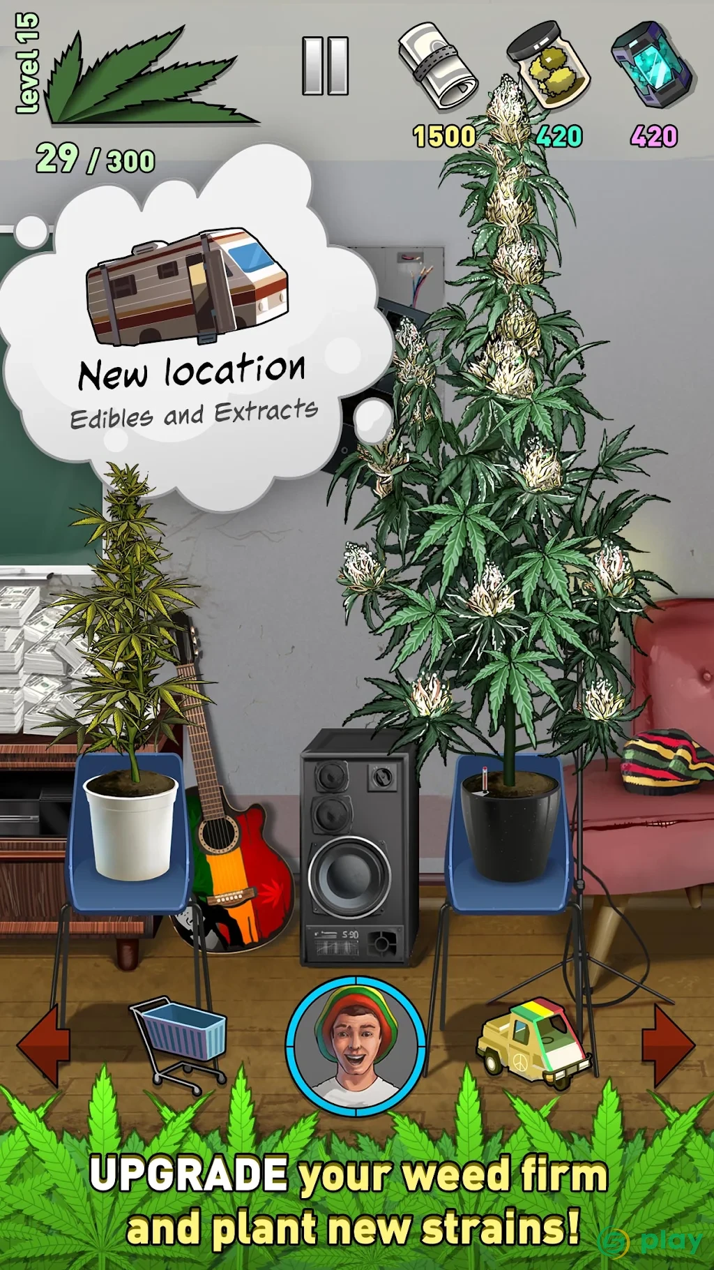 Weed Firm 2: Bud Farm Tycoon — скриншот 3