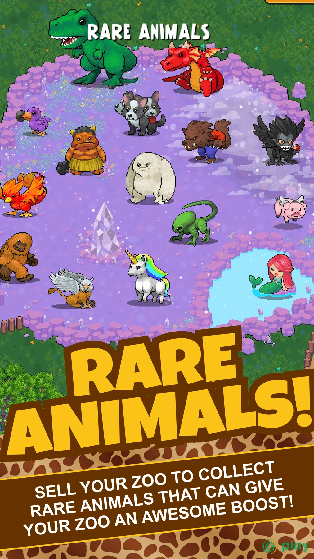 Idle Zoo Tycoon: Tap, Build & Upgrade a Custom Zoo — скриншот 3