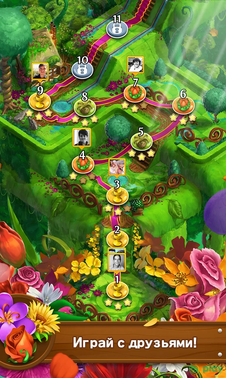 Blossom Blast Saga — скриншот 4
