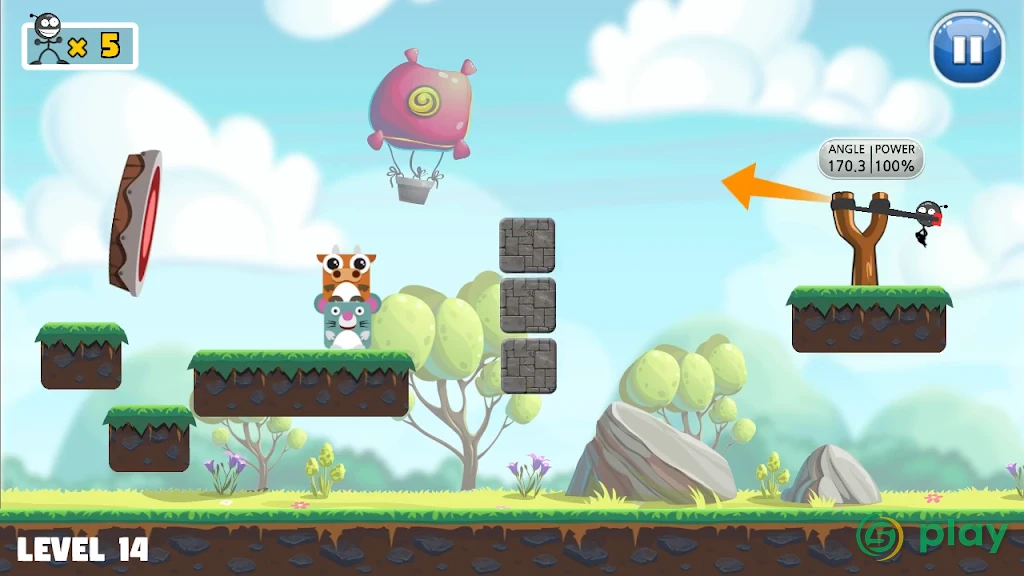 Knockdown : Slingshot king — скриншот 8