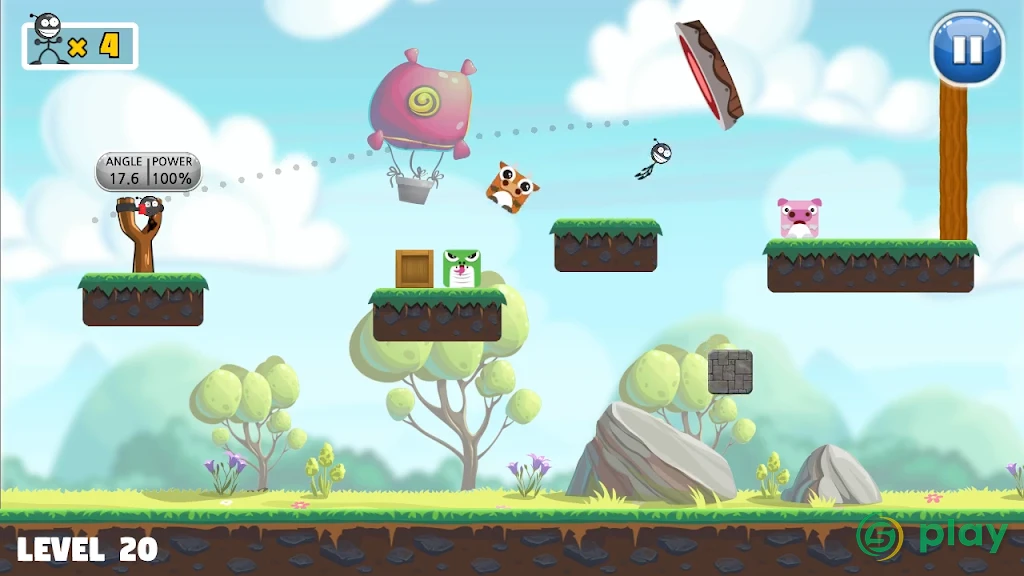 Knockdown : Slingshot king — скриншот 9