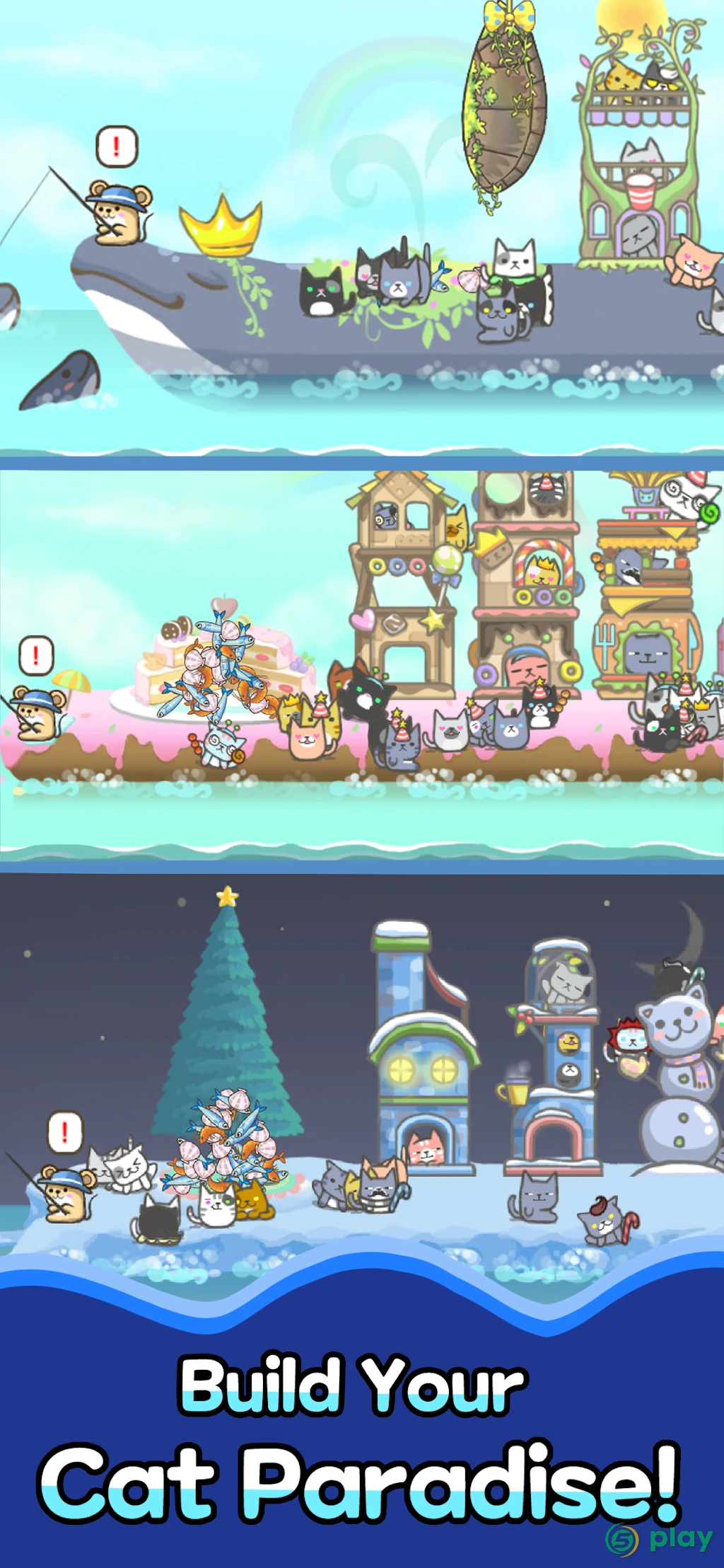 2048 Kitty Cat Island — скриншот 3