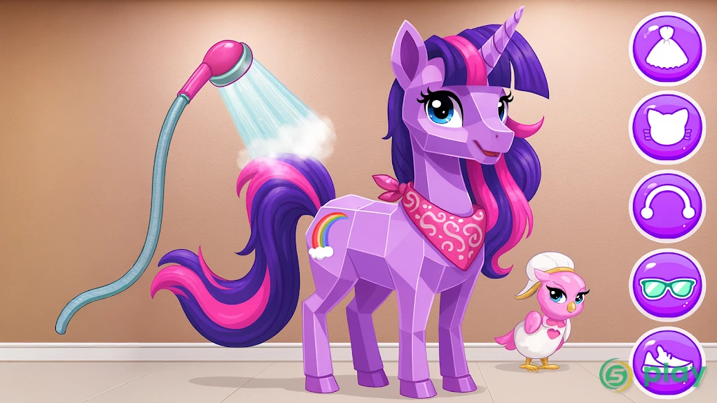 Magical Unicorn Candy World — скриншот 1