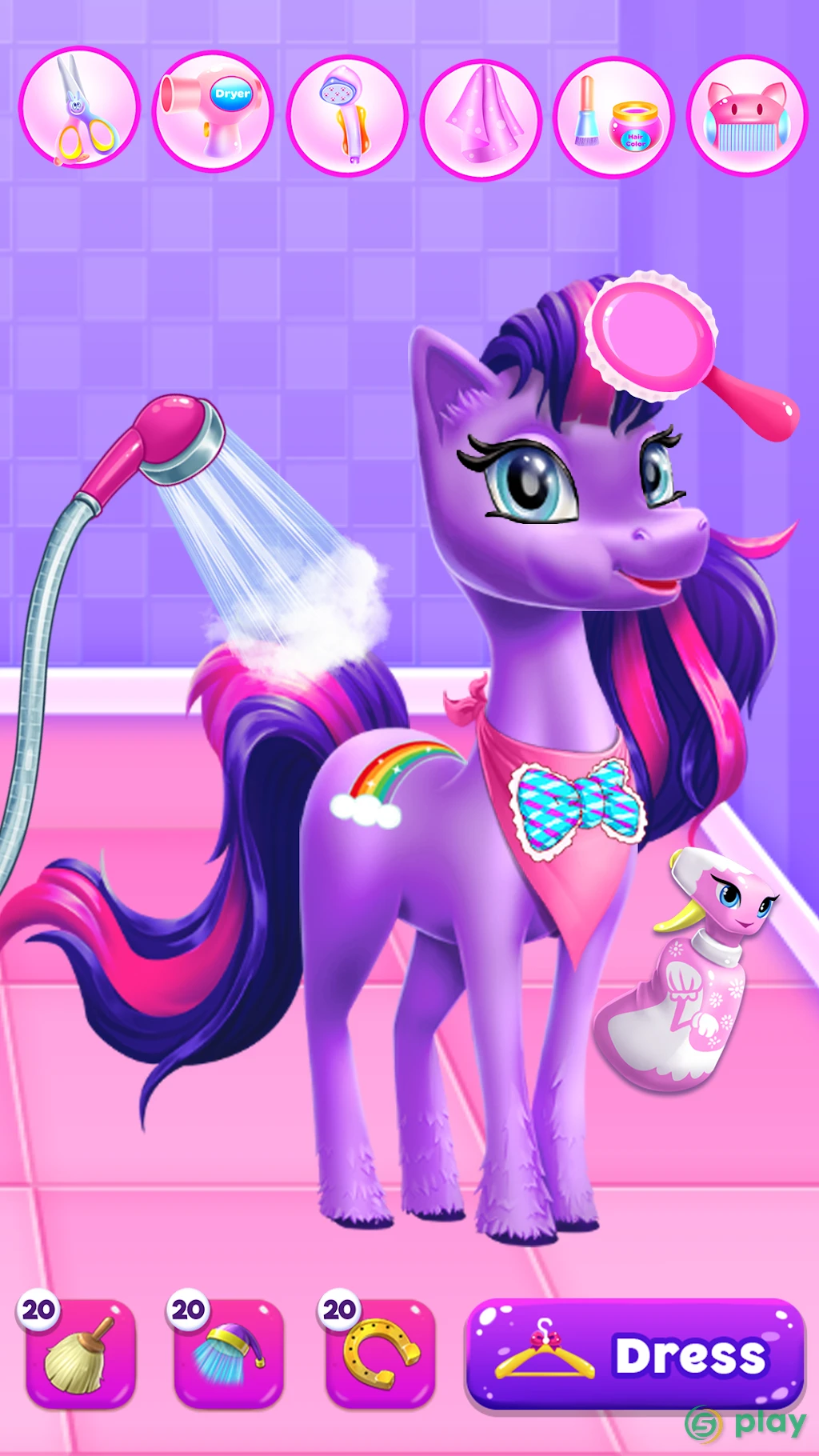 Magical Unicorn Candy World — скриншот 2