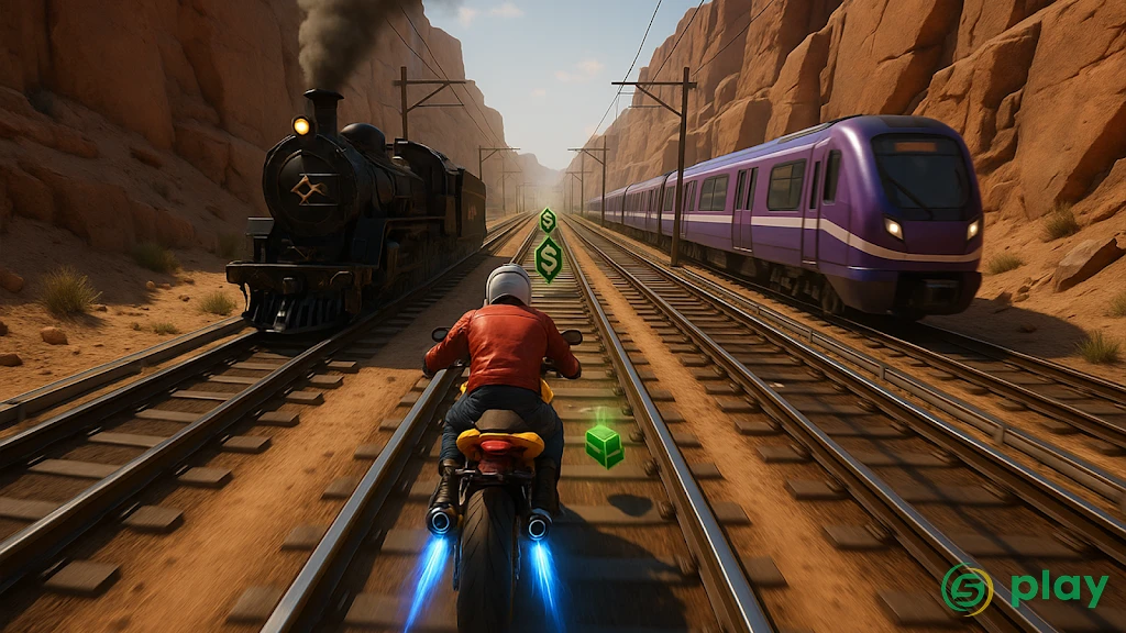 Subway Rider - Train Rush — скриншот 1