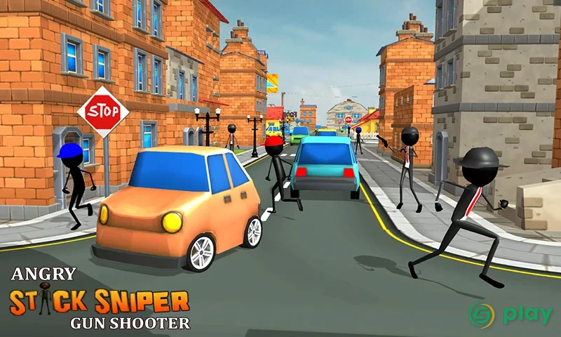 Angry Stick Sniper Gun Shooter — скриншот 4