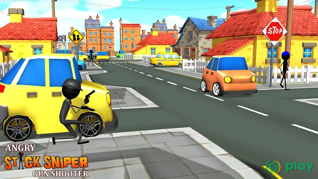 Angry Stick Sniper Gun Shooter — скриншот 9