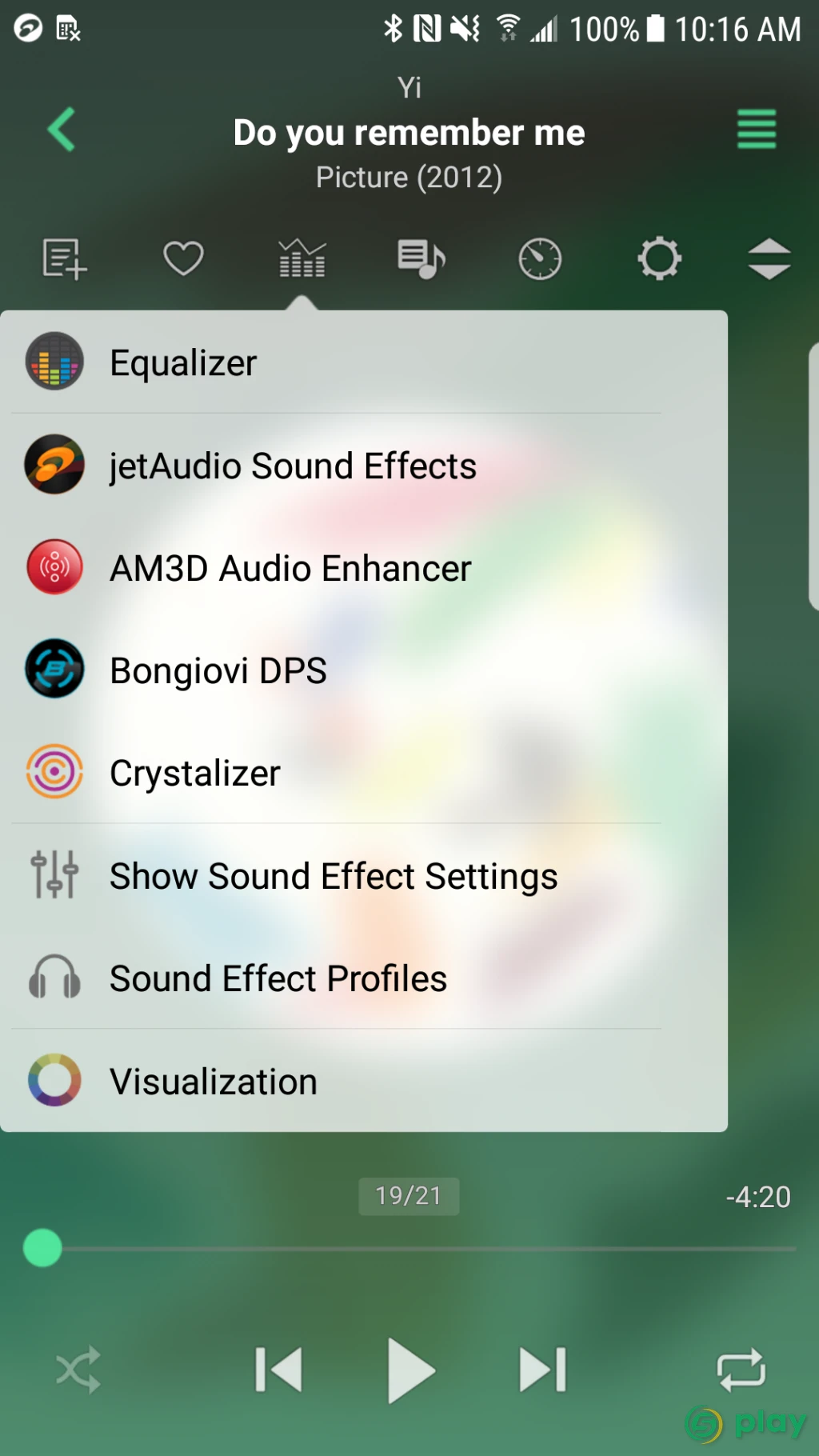 jetAudio HD Music Player Plus — скриншот 1