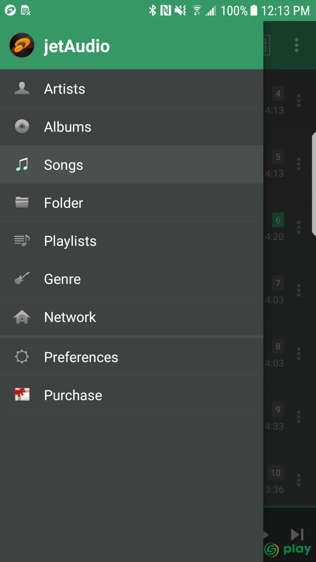 jetAudio HD Music Player Plus — скриншот 2