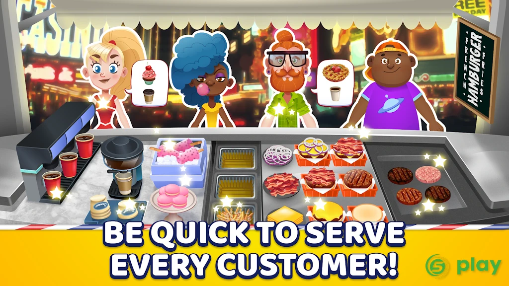 American Burger Truck - Fast Food Cooking Game — скриншот 2