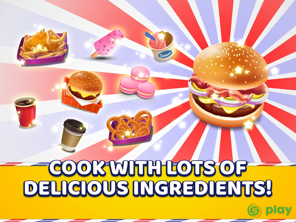 American Burger Truck - Fast Food Cooking Game — скриншот 8