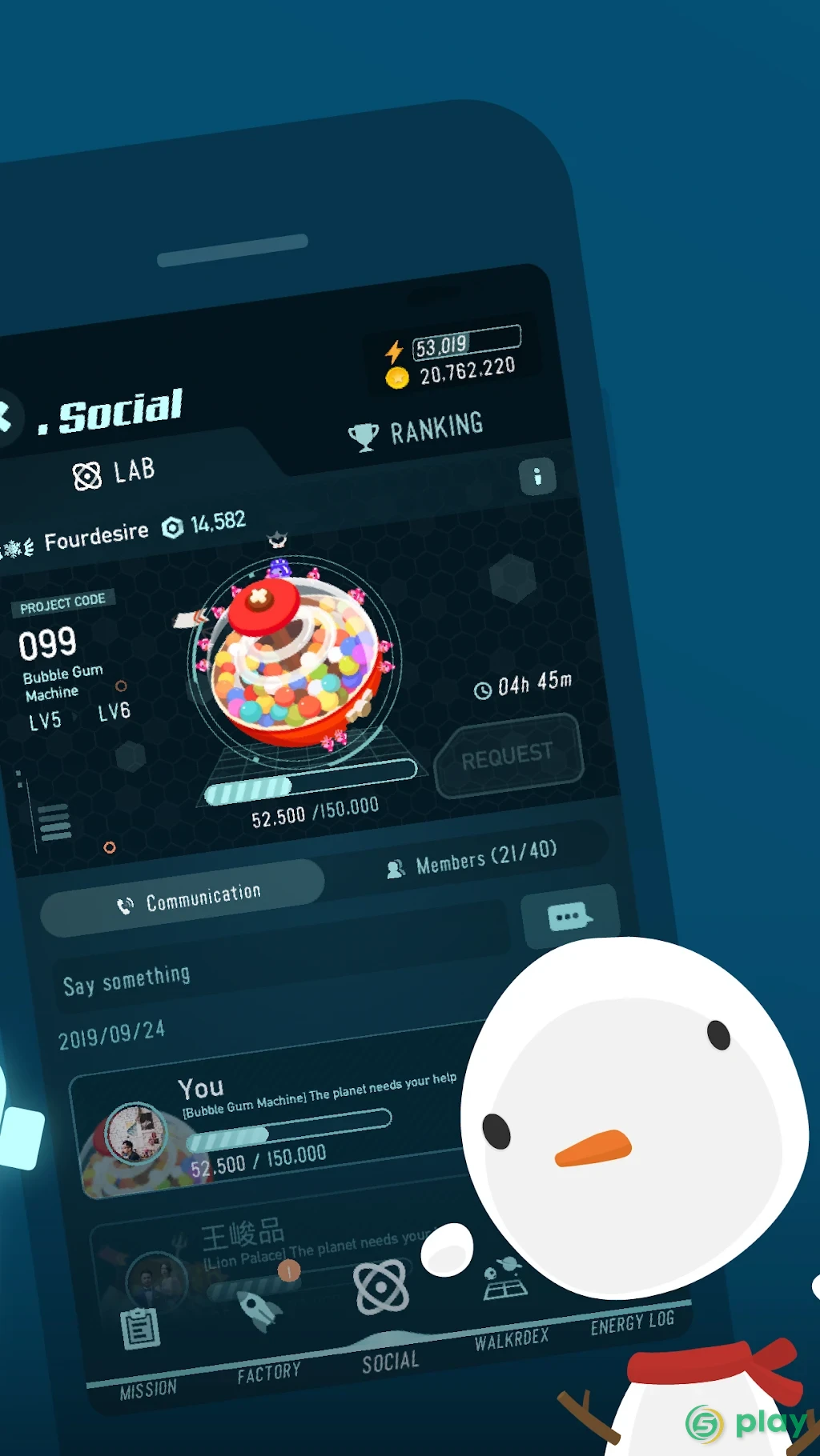 Walkr: Fitness Space Adventure — скриншот 7