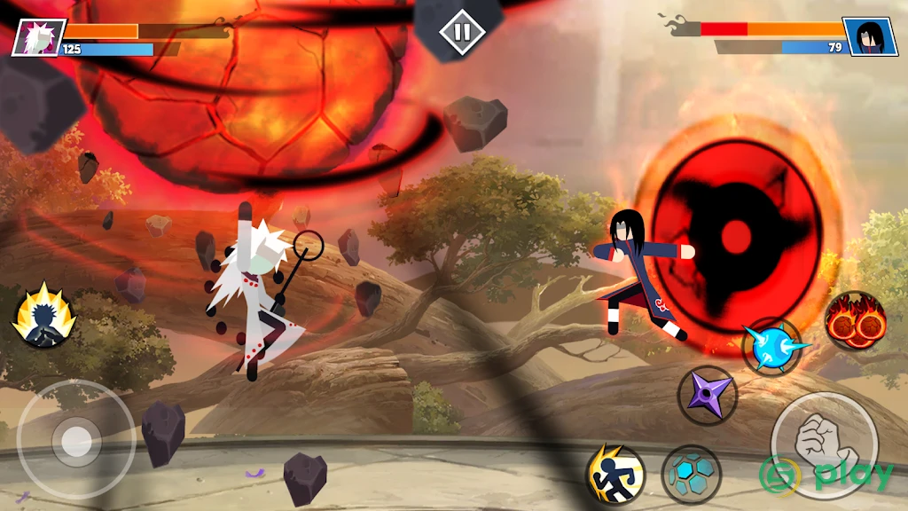 Stickman Shinobi Fighting — скриншот 2
